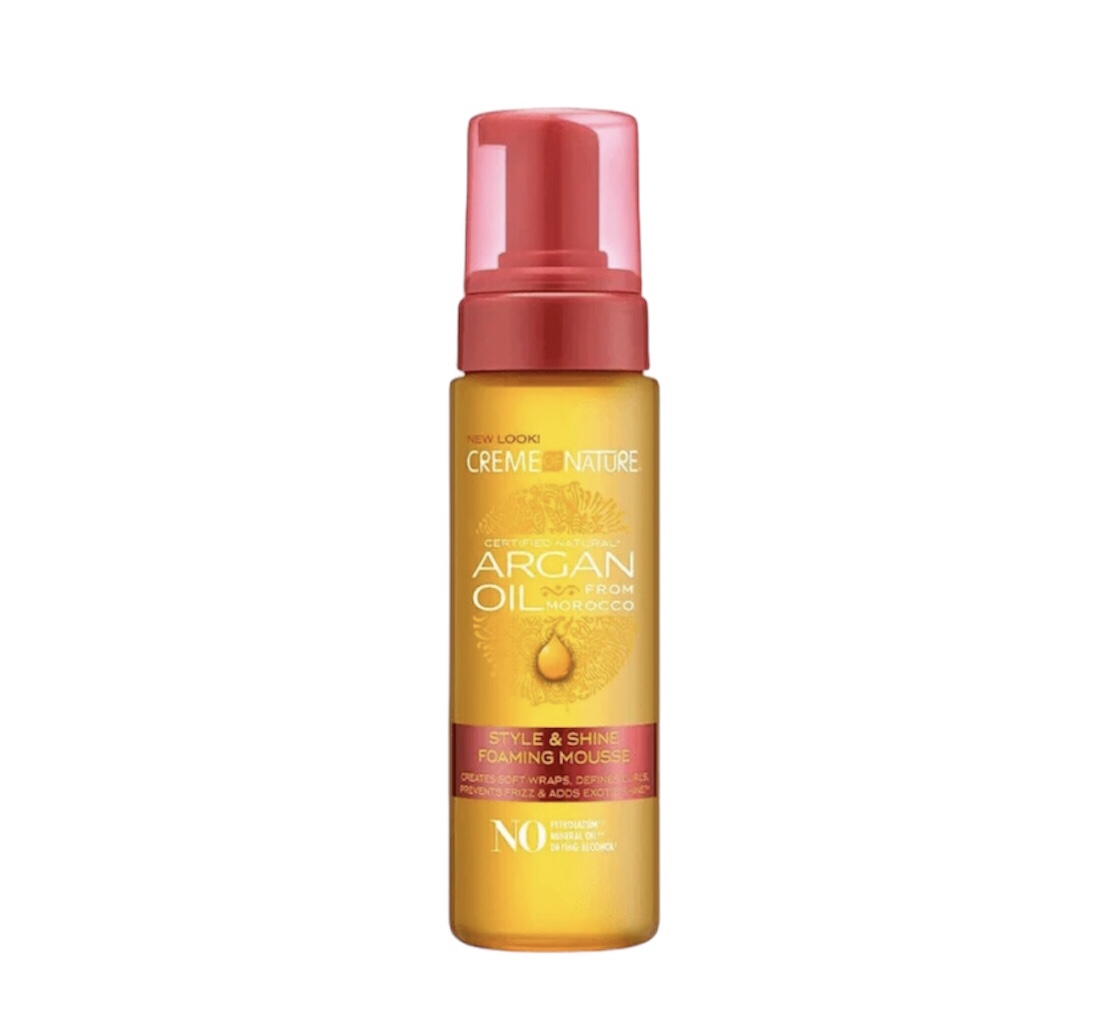 CREME OF NATURE ARGAN STYLE & SHINE FOAMING MOUSSE 207ML – Linta Industries